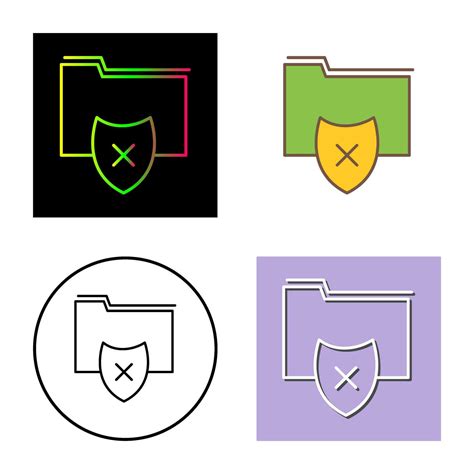 Vulnerable Folder Vector Icon 30952934 Vector Art At Vecteezy