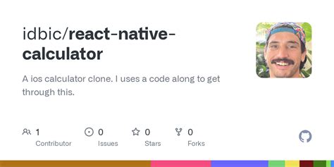 GitHub Idbic React Native Calculator A Ios Calculator Clone I Uses