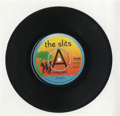 The Slits Typical Girls A Label Uk Promo 7 Vinyl Single 7 Inch