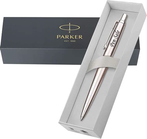 Personalised Engraved Premium Parker Jotter Stainless Steel Ballpoint