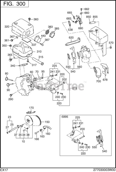 Subaru Robin EX170DT1030 EX17 Subaru Robin Engine 300 Intake