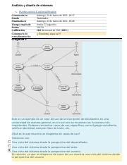 Examen Puntos Extra Semana An Lisis Y Dise O De Sistemas Docx