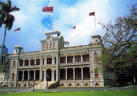 Iolani Palace Honolulu Hawaii The Only Royal Palace In The Us