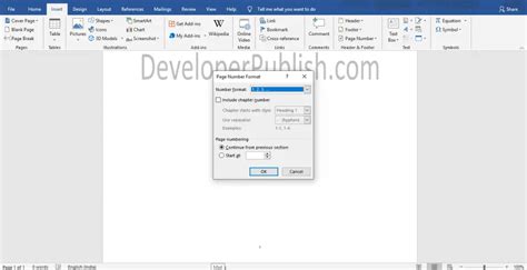 How To Insert Page Numbers In Microsoft Word Word Tutorials