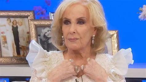 La Impresi N De Mirtha Legrand Sobre El Momento En Que Se Conocieron En