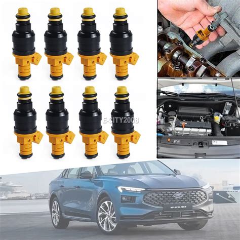 8PCS NEW Fuel Injectors 0280150943 For 1997 2003 Ford F 150 4 6L V8