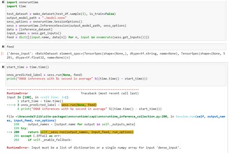 Python Using Onnx Runtime Time To Run Inference On Keras Converted