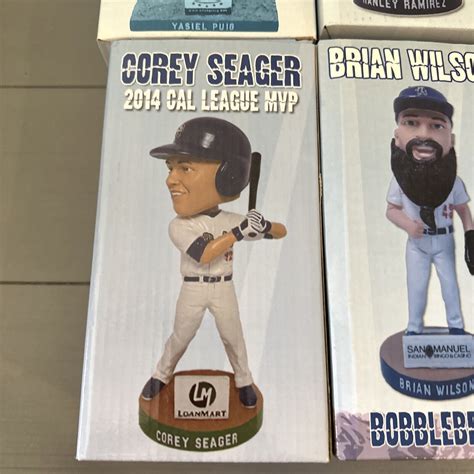 Rancho Cucamonga Quakes La Dodgers Bobblehead Lot 4 Corey Seager