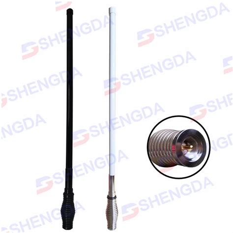 Vhf Or Uhf Fiberglass Mobile Antenna Fiber Glass Whip Spring Barrel Base Loaded Car Antenna