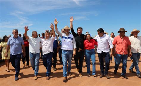 Em Campos Lindos Governador Wanderlei Barbosa Inaugura 33 Km De