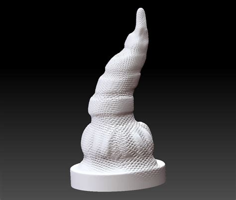 Archivo STL Tentacle Dildo Textured High Resolution Modelo