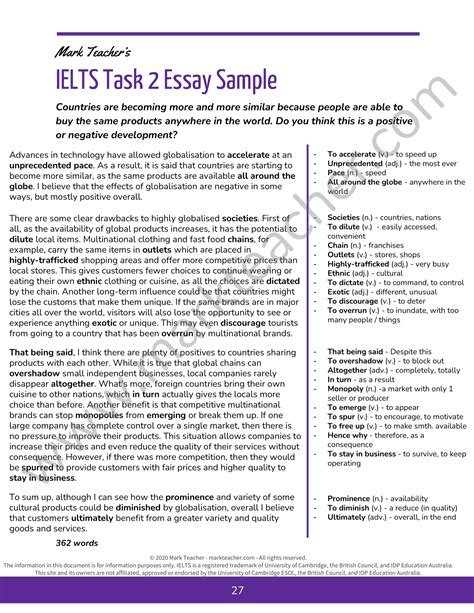 27 Mt Globalisation Watermark Ielts With Mark Teacher