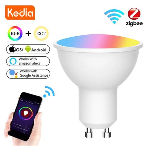 Kedia Tuya Gu Zigbee And Wifi Led Lights Bulb W Rgbw Smart Home