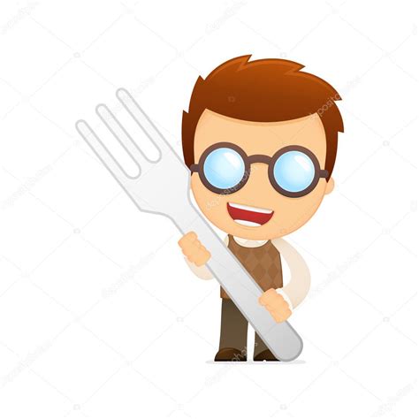 Funny Cartoon Genius Stock Vector Image By Artenot