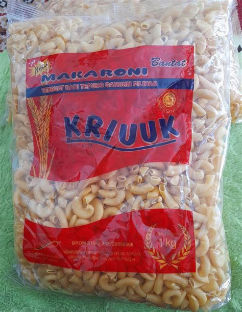 1kg Makaroni Bantet Kriuk Mentah Perkilo Kiloan Bantat Murah Kriuk