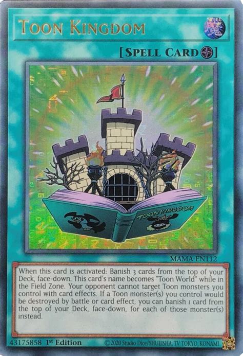 Toon Kingdom Ultra Pharaoh S Rare Magnificent Mavens YuGiOh