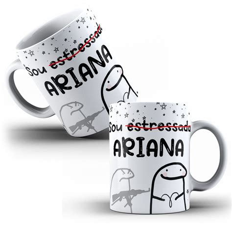 Caneca Personalizada Meme Bentô Áries Flork Shopee Brasil