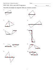 Kuta Software Infinite Geometry Sss And Sas Congruence Answer Key