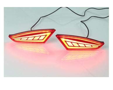 CLOUDSALE Car Reflector LED Brake Light For Rear Bumper DRL Fit For