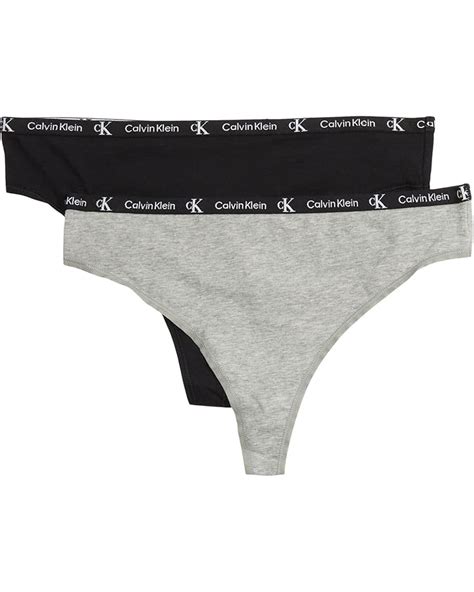 Women S Calvin Klein Underwear 1996 Cotton Modern Thong 2 Pack 6pm