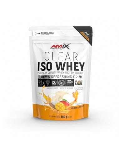 Clear Whey Isolate Gr Amix Prote Nas Aisladas