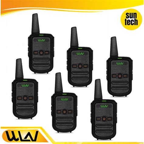 Set Of Wln Kd C W Uhf Channel Two Way Walkie Talkie Radio