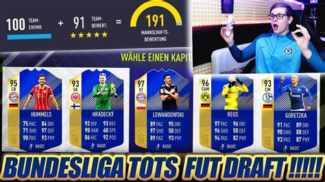 Fifa 18 Schaffen Wir 191 Rated Bundesliga Tots Fut Draft 🔥🔥 Ultimate