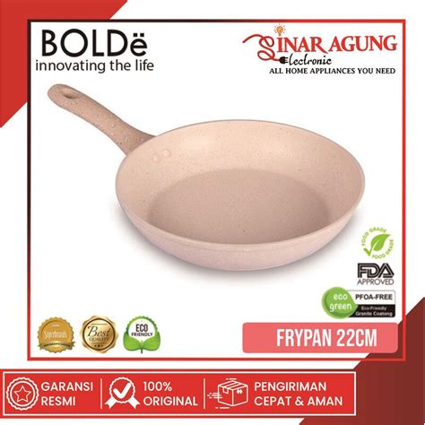 Jual COD PANCI PENGGORENGAN FRY PAN SUPER PAN BOLDE 22 CM GRANITE