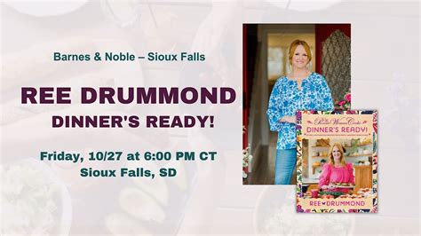 Signing with Ree Drummond for DINNERS READY! at Barnes & Noble Sioux ...