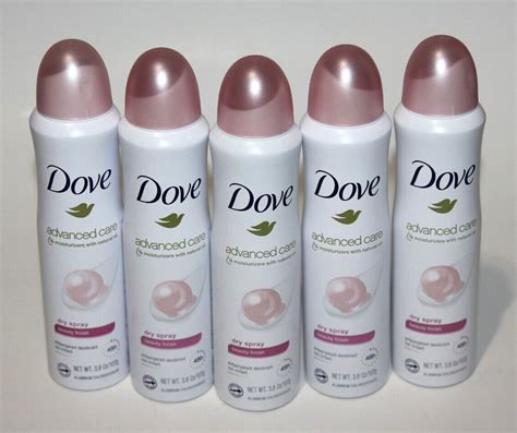 Lot Dove Beauty Finish Dry Spray Antiperspirant Deodorant Oz