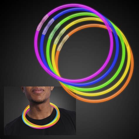 Flashingblinkylights Premium Glow Stick Necklaces Assorted