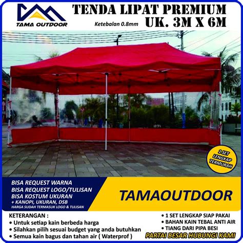 Jual Tenda Lipat Matic Matik Uk M X M Premium Standbooth Gazebo