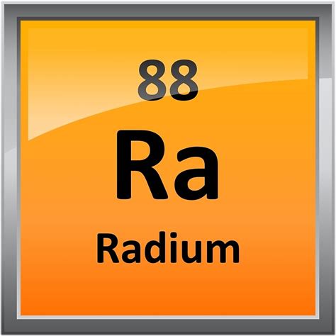 "Radium Periodic Table Element Symbol" Art Prints by sciencenotes ...