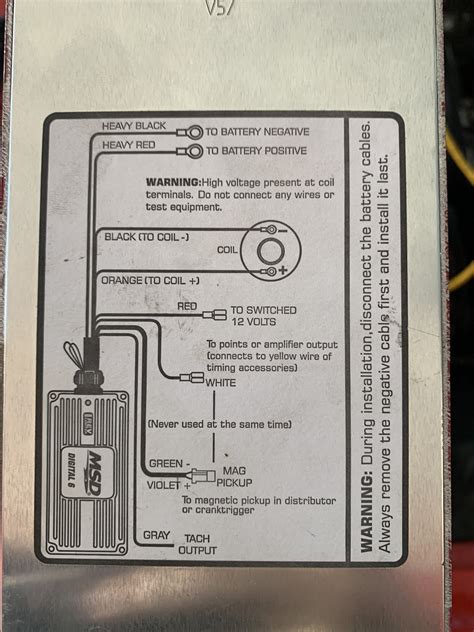 Msd Digital 6al Hei Wiring Diagram Circuit Diagram