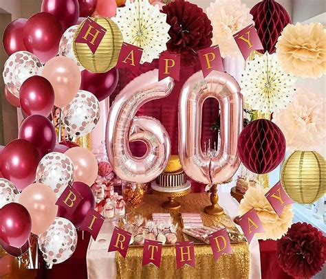 Tổ Chức Sinh Nhật 60 Tuổi Decorations 60th Birthday đẹp đẽ Và ý Nghĩa