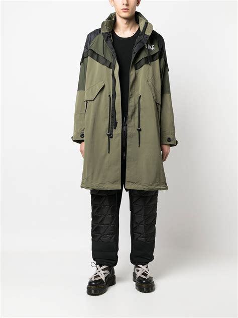 Nike X Sacai Hooded Trench Coat Farfetch