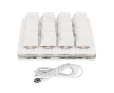 Key Mechanical Gaming Keyboard One Handed Usb Mini Macro Led Keypad Hot Swappable Red Switch