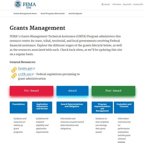 Fema On Linkedin Grants