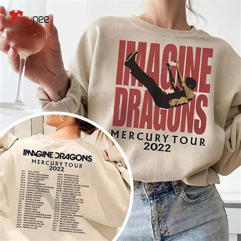 Imagine Dragons Mercury Tour Shirt Imagine Dragons Merch Check