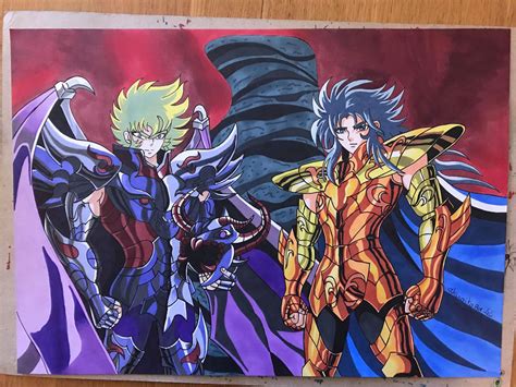 Saint Seiya Kanon Et Rhadamanthe By Shiroitora Lili1 On Deviantart
