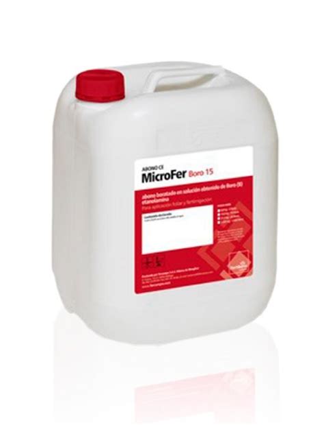 Microfer Boro - Corrector líquido de carencia de boro.