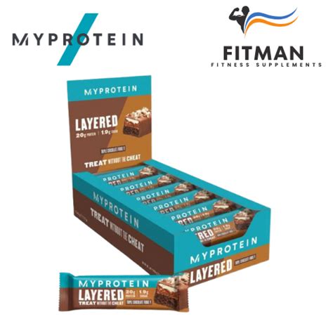 Myprotein Layered Protein Bar Box Of 12 Lazada