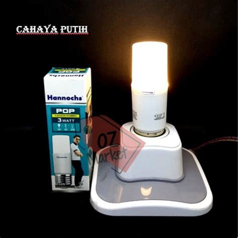 Jual Hannochs Pop W Lampu Bohlam Led Watt Warm White Kuning Stick