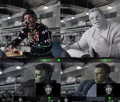 Behind the scenes of the Hulk diner scene in Avengers: Endgame : r ...