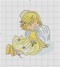 Pin Di ThingYouLove Su BABY GIRL BOY ANGEL Rock Painting Cross Stitch