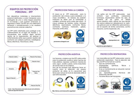 Triptico De Seguridad E Higiene En El Trabajo Trabajo Gobierno Del Estado