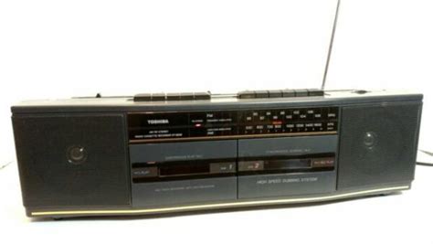 Toshiba Rt 2800 Radiocassette Recordingcassette Boombox For Sale Online Ebay