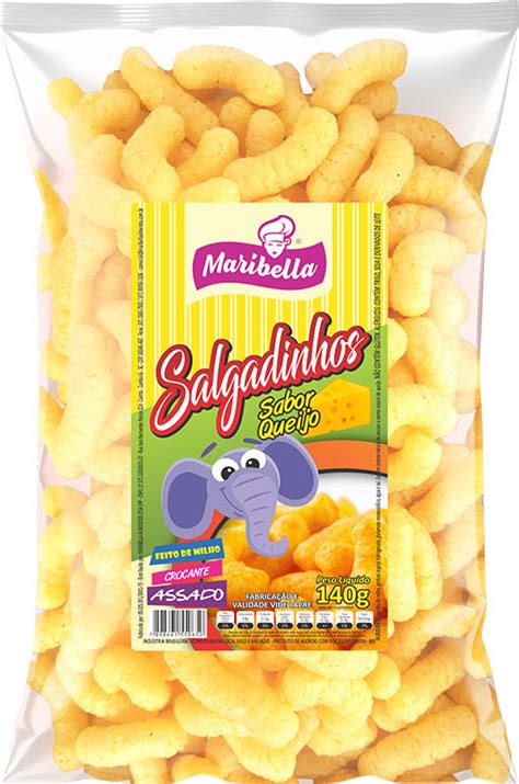 Salgadinho Sabor Queijo 140g Maribella Alimentos