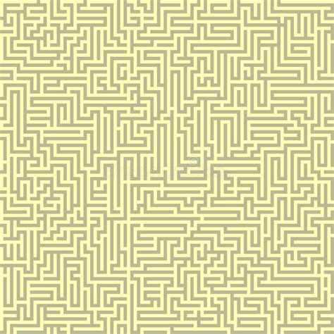 Seamless Maze Pattern Stock Vector Illustration Of Mazes 10202336