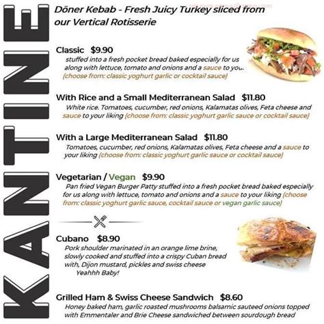 Online Menu Of KANTINE Wordly Bites On Wheels Restaurant Cincinnati